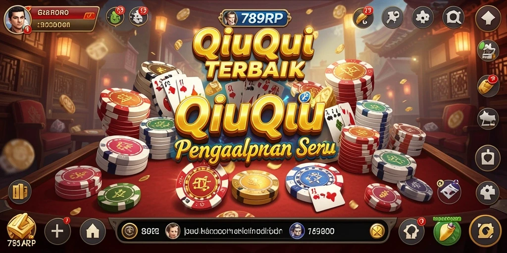Screenshot gameplay QiuQiu yang seru dan kompetitif.