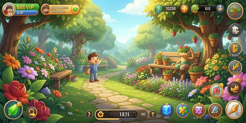 Tampilan menarik dari gameplay B8VIP yang penuh warna dan interaktif.