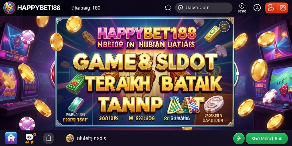 Screenshot gameplay HAPPYBET188 yang menunjukkan keseruan bermain Slot.