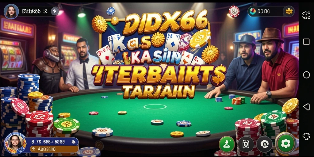 Tampilan gameplay seru dan penuh warna dari aplikasi IDX66.
