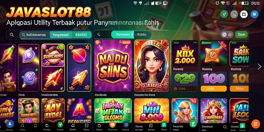 Tampilan gameplay di JAVASLOT88 yang menarik dan interaktif.