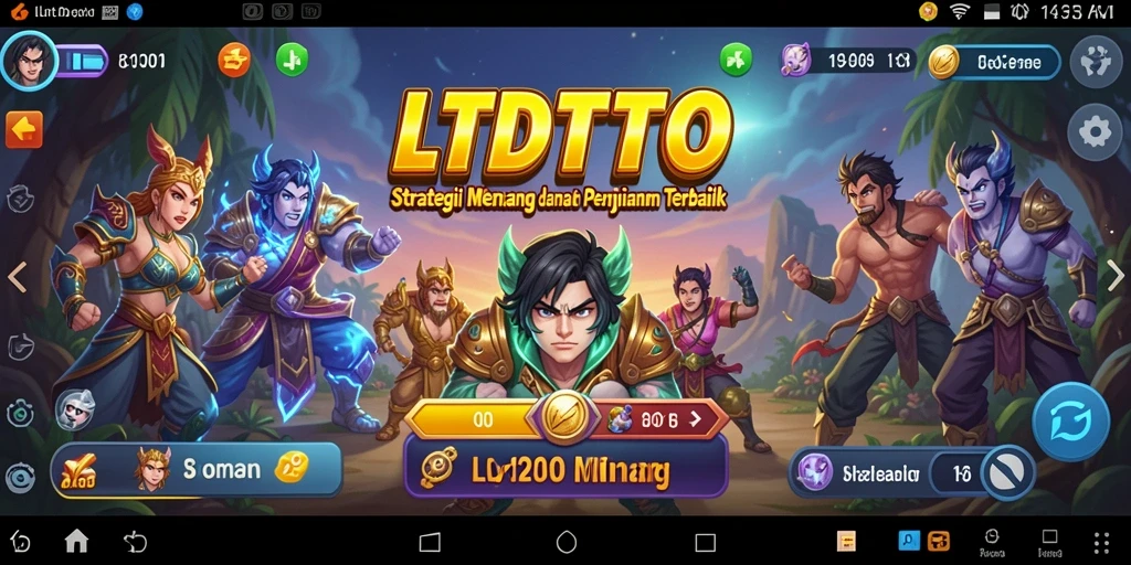Tampilan menarik dari LTDTOTO saat melakukan pertempuran strategi.