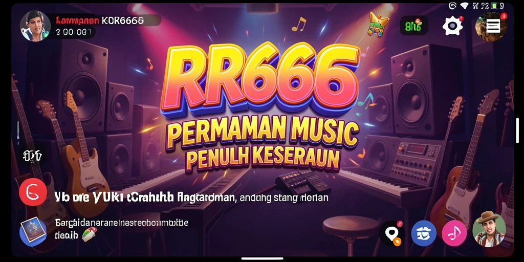 Tampilan gameplay RR666 yang memukau dan penuh warna.